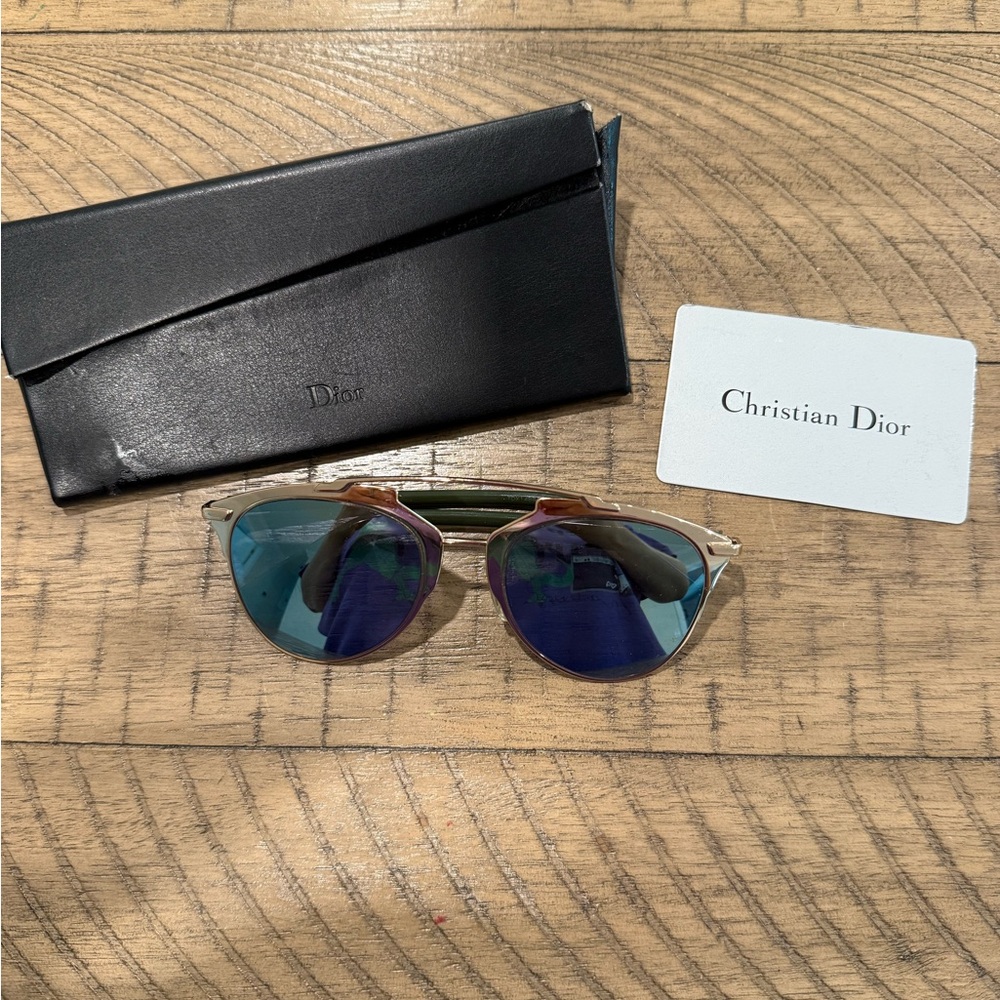 Christian Dior Sunglasses with Blue Lenses